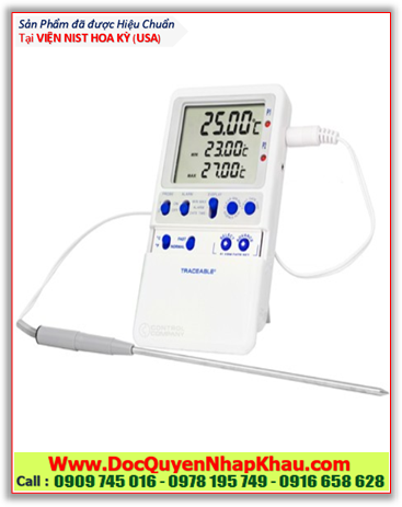Traceable 4242 Nhiệt kế với dải đo nhiệt 25°C độ chính xác ± 0,05°C, 4242 Extreme-Accuracy Traceable® Thermometer chính hãng